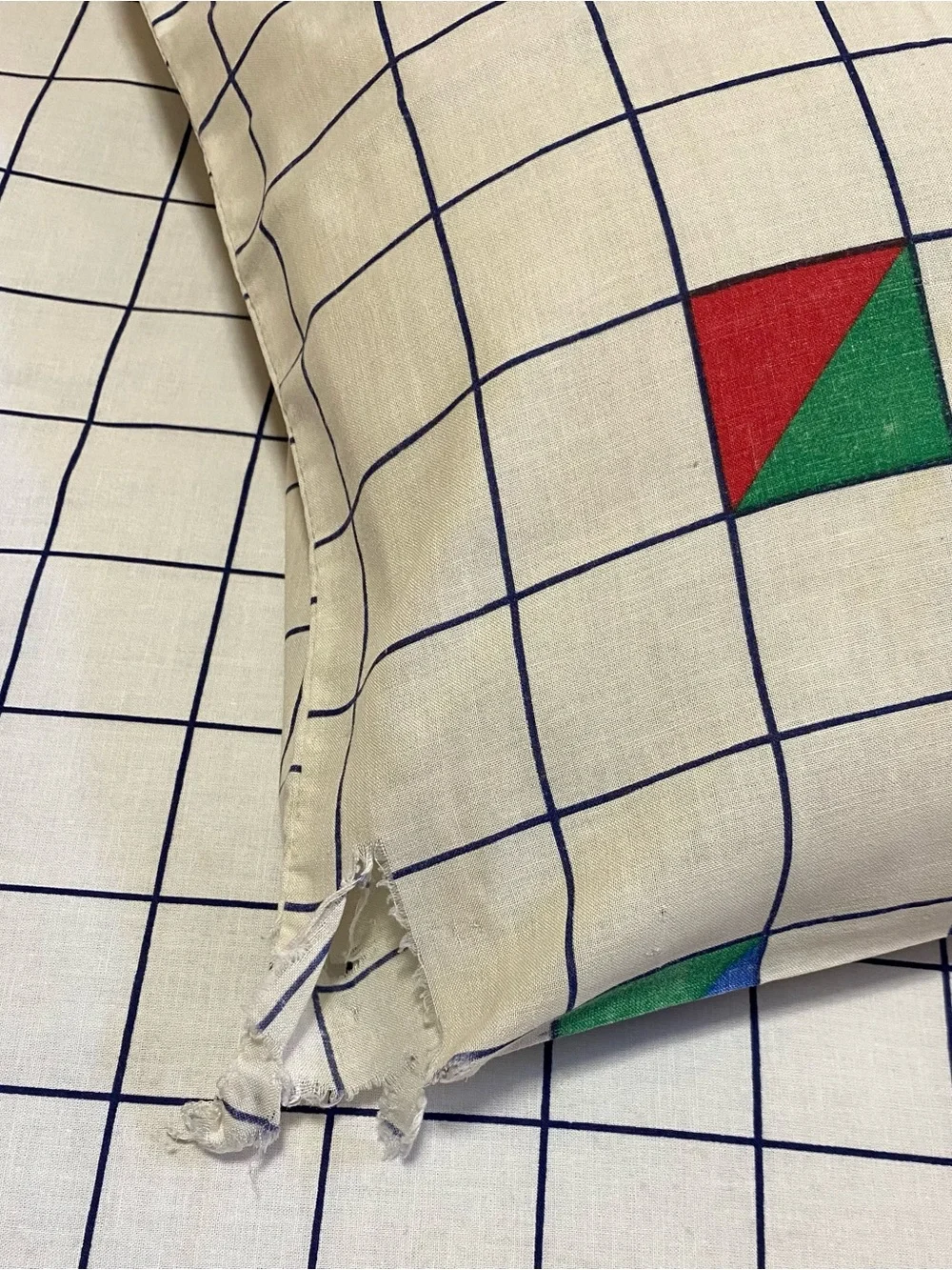 Vintage 80’s Cotton Fresh Geometric Sheet Set Twin As Seen on Stranger Things